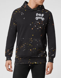 Philipp Plein Sweatshirt Met Capuchon - maat XL Zwart