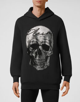 Philipp Plein Sweatshirt Met Capuchon Skull - maat Zwart