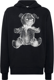 Philipp Plein Sweatshirt Met Capuchon Teddy - maat 2XL Zwart