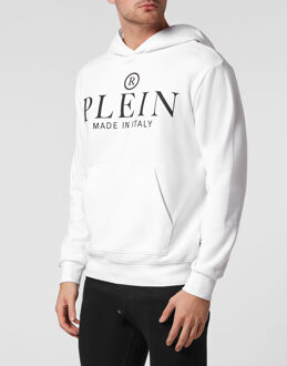 Philipp Plein Sweatshirt Met Capuchon Wit