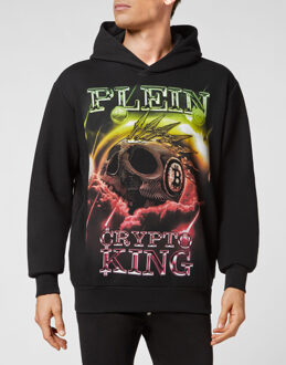 Philipp Plein Sweatshirt Met Capuchon Zwart/Veelkleurig