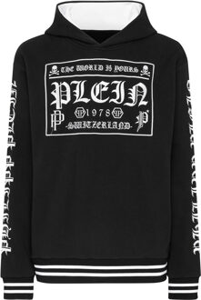 Philipp Plein Sweatshirt Met Capuchon Zwart