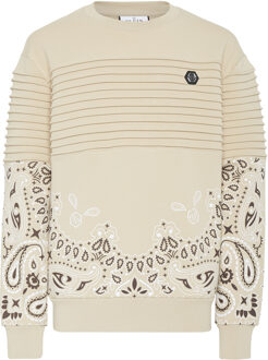 Philipp Plein Sweatshirt Paisley Beige