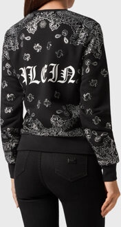 Philipp Plein Sweatshirt Paisley Zwart