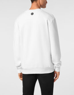 Philipp Plein Sweatshirt Round Neck Ls Philipp Plein Tm Wit - 3XL