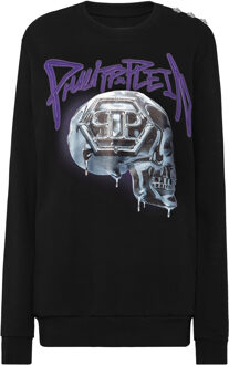 Philipp Plein Sweatshirt Skull - maat Zwart