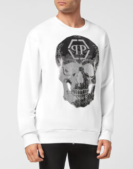 Philipp Plein Sweatshirt Skull Wit