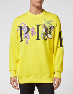 Philipp Plein Sweatshirt Tattoo Geel