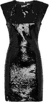 Philipp Plein T-Shirt Jurk Kort Zwart