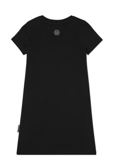 Philipp Plein T-Shirt Korte Jurken Heart Zwart - 14J / 164cm