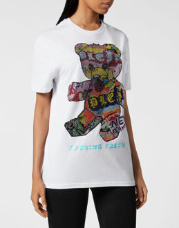 Philipp Plein T-Shirt Man Pasvorm - maat S Wit