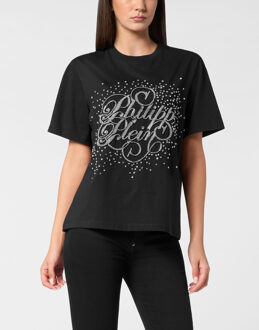 Philipp Plein T-Shirt Man Pasvorm Zwart