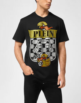 Philipp Plein T-Shirt Ronde Hals Duck Zwart - S
