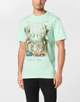 Philipp Plein T-Shirt Ronde Hals Groen