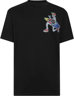 Philipp Plein T-Shirt Ronde Hals Hawaii Zwart - 3XL