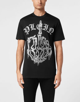 Philipp Plein T-Shirt Ronde Hals Iconic Plein Zwart