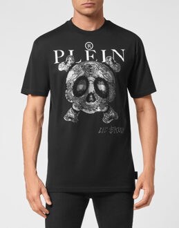 Philipp Plein T-Shirt Ronde Hals Lil’ Monsters Gang Zwart