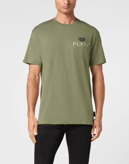 Philipp Plein T-Shirt Ronde Hals - maat 2XL Groen