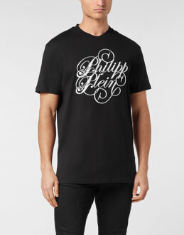 Philipp Plein T-Shirt Ronde Hals - maat 3XL Zwart