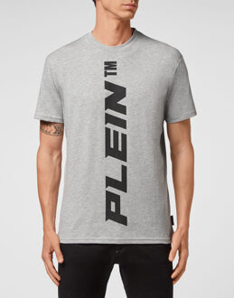 Philipp Plein T-Shirt Ronde Hals - maat L Grijs