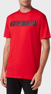 Philipp Plein T-Shirt Ronde Hals - maat Rood