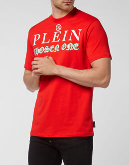 Philipp Plein T-Shirt Ronde Hals - maat Rood