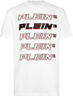 Philipp Plein T-Shirt Ronde Hals - maat Wit