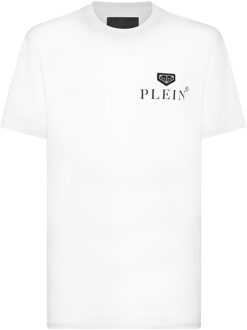 Philipp Plein T-Shirt Ronde Hals - maat Wit