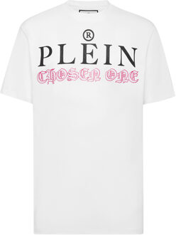 Philipp Plein T-Shirt Ronde Hals - maat XL Wit