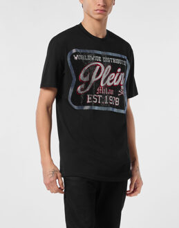 Philipp Plein T-Shirt Ronde Hals Milan Zwart