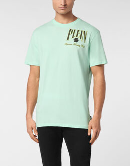 Philipp Plein T-Shirt Ronde Hals Racing - maat Groen