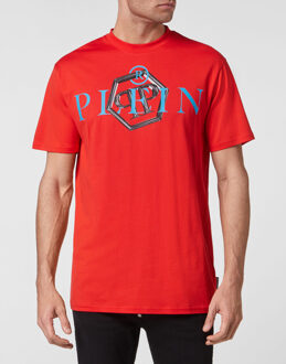 Philipp Plein T-Shirt Ronde Hals Rood