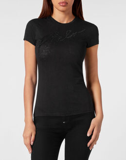 Philipp Plein T-Shirt Ronde Hals Signature Zwart - M