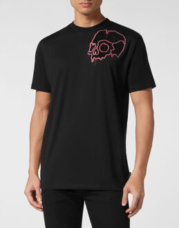 Philipp Plein T-Shirt Ronde Hals Skull - maat 3XL Zwart