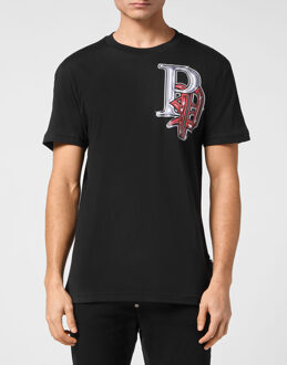Philipp Plein T-Shirt Ronde Hals Skull Zwart - 2XL