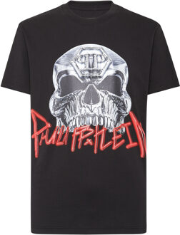 Philipp Plein T-Shirt Ronde Hals Skull Zwart - 3XL