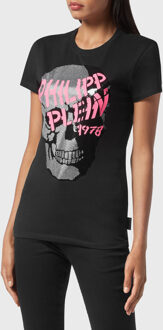 Philipp Plein T-Shirt Ronde Hals Skull Zwart
