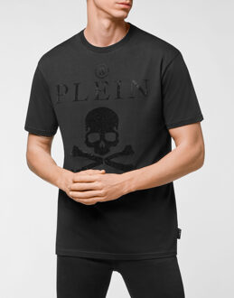 Philipp Plein T-Shirt Ronde Hals Skull Zwart