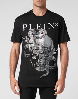 Philipp Plein T-Shirt Ronde Hals Skull Zwart
