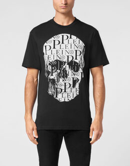 Philipp Plein T-Shirt Ronde Hals Skull Zwart