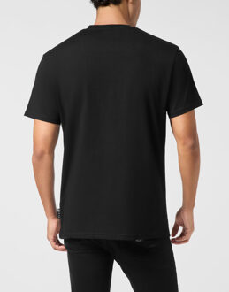 Philipp Plein T-Shirt Ronde Hals Smile - maat S Zwart