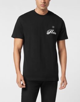 Philipp Plein T-Shirt Ronde Hals Ss Signature Zwart - 4XL