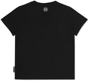 Philipp Plein T-Shirt Ronde Hals Ss Skull Zwart - 12J / 152cm