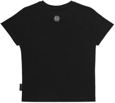 Philipp Plein T-Shirt Ronde Hals Ss Teddy - maat Zwart