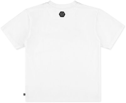 Philipp Plein T-Shirt Ronde Hals Ss Wit - 10J / 140cm