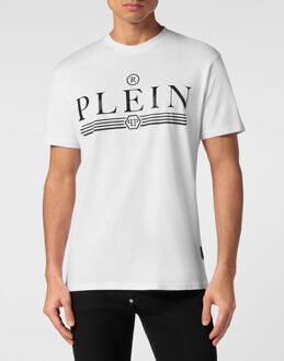 Philipp Plein T-Shirt Ronde Hals Tattoo - maat XL Wit