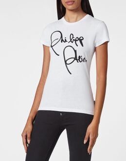 Philipp Plein T-Shirt Ronde Hals Wit - L