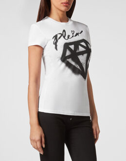 Philipp Plein T-Shirt Ronde Hals Wit - M