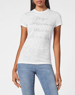 Philipp Plein T-Shirt Ronde Hals Wit - XS