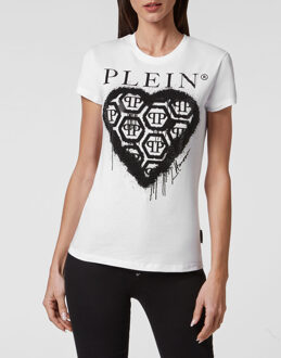 Philipp Plein T-Shirt Ronde Hals Wit